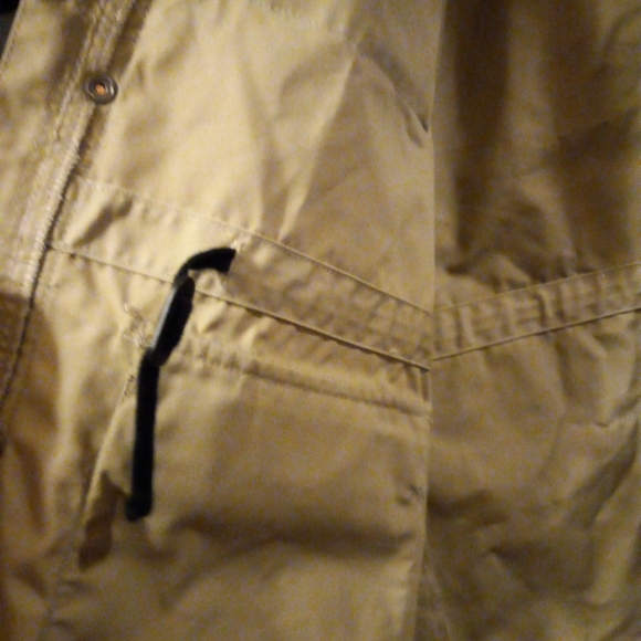 Mens Revolution Race Jacket #10529 Zipup & Snaps Khaki Tan Large - Picture 8 of 8